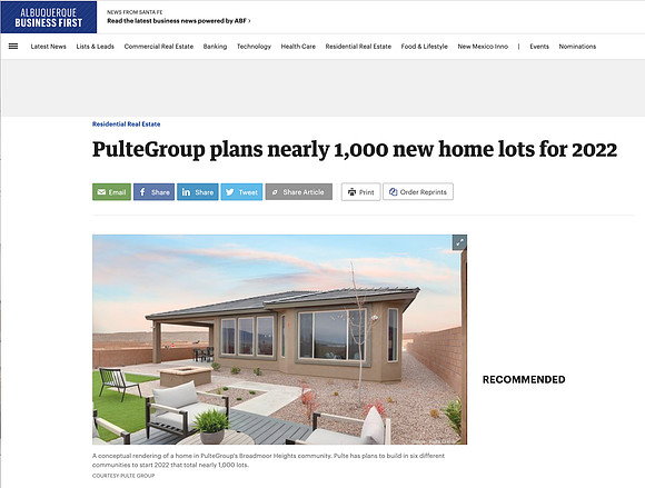 Article in Albuquerque Business First, photography (not rendering) by Mona Makela