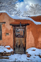 December in Northern New Mexico 5 x 7 greeting card