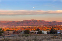 Fall sunset in Albuquerque 5x7 greeting card