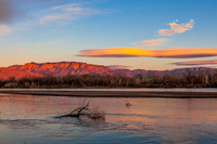 Lenticular clouds over Sandias 5 x 7 greeting card