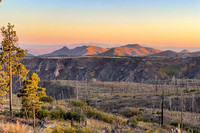 Fall sunset in Bandelier 5 x 7 greeting card