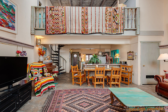 Inger Jirby's vacation rental in Taos, New Mexico. Photography by Mona Makela.