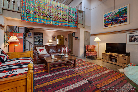 Inger Jirby's vacation rental in Taos, New Mexico. Photography by Mona Makela.