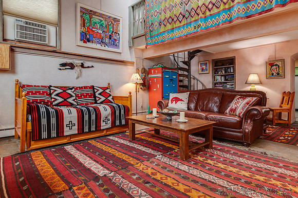 Inger Jirby's vacation rental in Taos, New Mexico. Photography by Mona Makela.