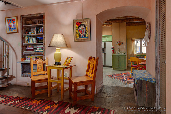Inger Jirby's vacation rental in Taos, New Mexico. Photography by Mona Makela.
