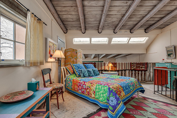 Inger Jirby's vacation rental in Taos, New Mexico. Photography by Mona Makela.
