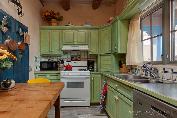 Inger Jirby's vacation rental in Taos, New Mexico. Photography by Mona Makela.