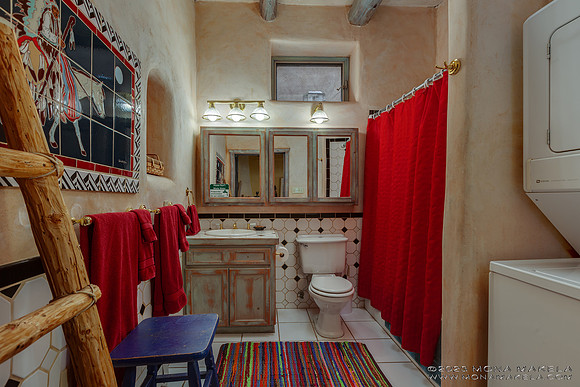 Inger Jirby's vacation rental in Taos, New Mexico. Photography by Mona Makela.