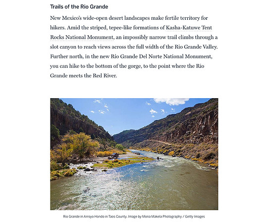"10 Reasons to Visit New Mexico" book by Lonely Planet, image by Mona Makela.