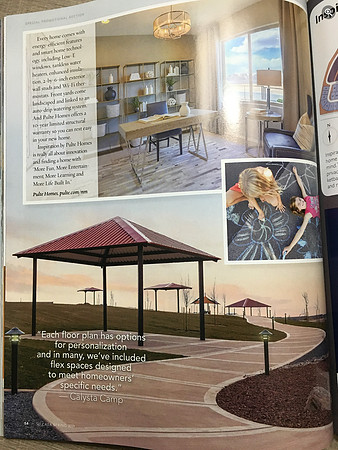 Bottom image by Mona Makela on this page in Su Casa Magazine spring 2021