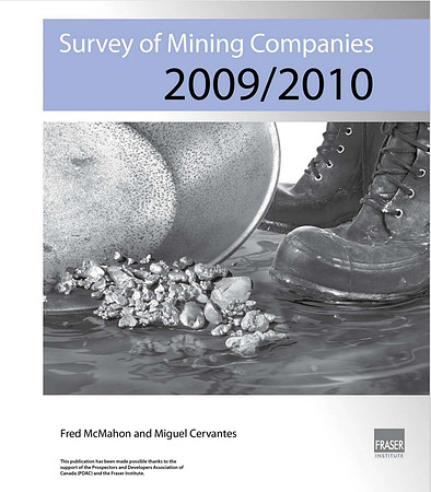 Part of a composite image by Mona Makela on Survey of Mining Companies 2009/2010 cover