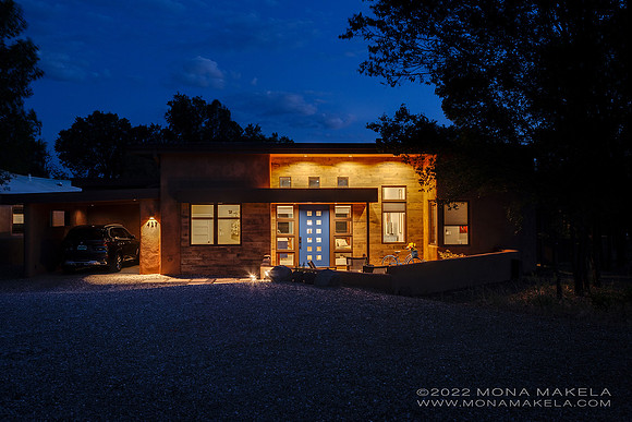 Home by Edge Architects, Taos New Mexico. Photography by Mona Makela.