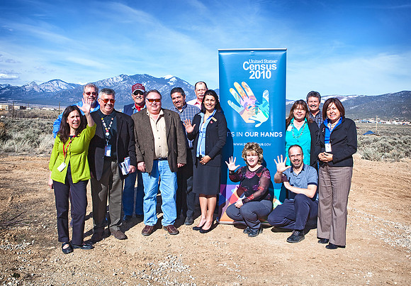Census 2010 Taos County Complete Count Committee, image by Mona Makela.